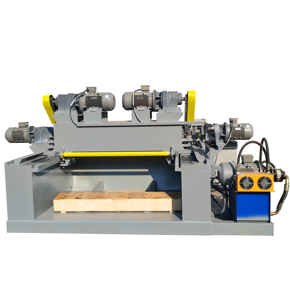 Maquinaria rotatoria de la madera contrachapada del torno de la peladora del registro de la máquina descortezadora de la chapa de madera de los 4FT