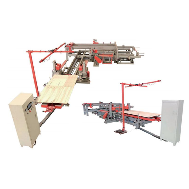 Máquina de sierra de corte de borde de madera contrachapada personalizada automática
