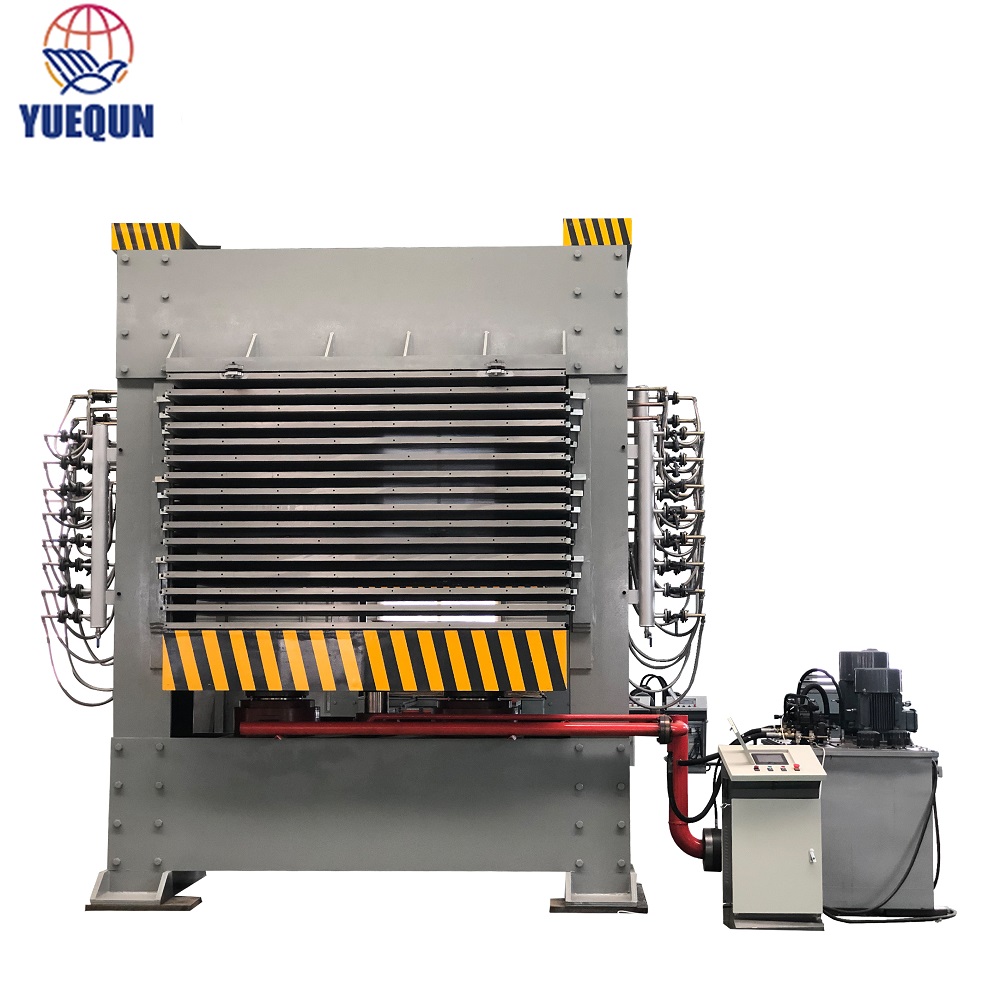 máquina de prensado en caliente hidráulica máquina de prensado en caliente de madera contrachapada