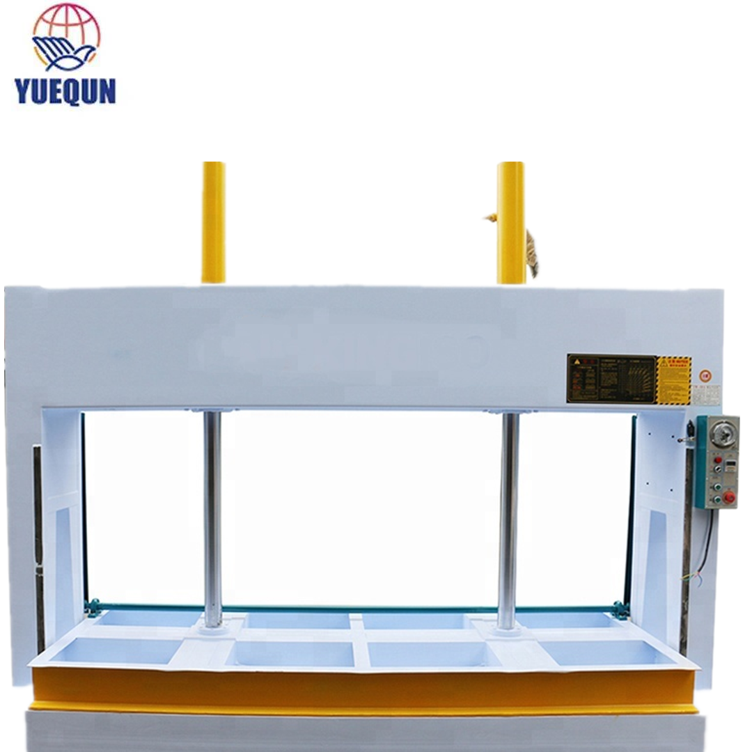 Máquina de prensado en frío para laminado de chapa de madera contrachapada/mdf para la fabricación de puertas